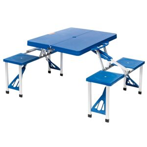 Bo-Camp pinicbordsæt Basic stål blå 1404374