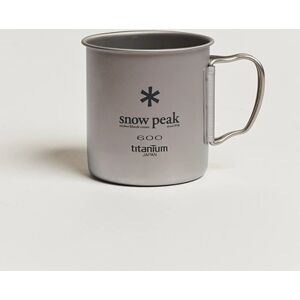 Snow Peak Single Wall Mug 600 Titanium men One size Grå