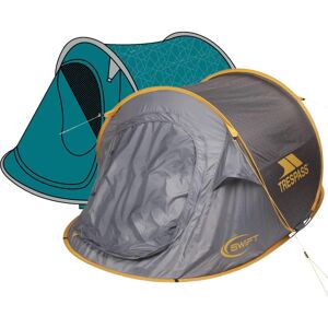Trespass Swift 2 Pattern - Patterned Pop-Up Tent  Rich Teal Print One Size