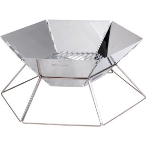 Outwell Cantal Fire Pit Silver OneSize, Silver