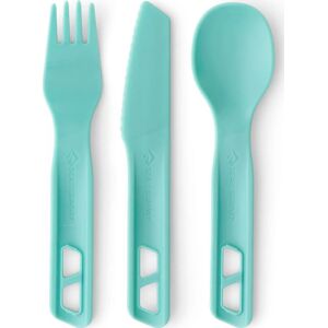 Sea To Summit Passage Cutlery Set 3 Pieces Aqua Sea Blue OneSize, AQUA SEA BLUE