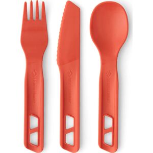 Sea To Summit Passage Cutlery Set 3 Pieces Spicy Orange OneSize, SPICY ORANGE