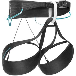 Black Diamond Women's AirNET Harness  Black-Aqua Verde S, Black/Aqua Verde