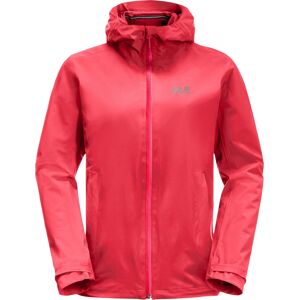 Jack Wolfskin Women's Pack & Go Shell Tulip Red XS, Tulip Red