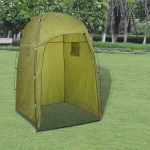 vidaXL Carpa Para Ducha/wc/vestidor Verde