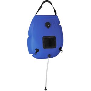 vidaXL Ducha de camping PVC azul 20 L