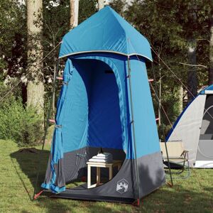 vidaXL Tienda servicio baño impermeable azul