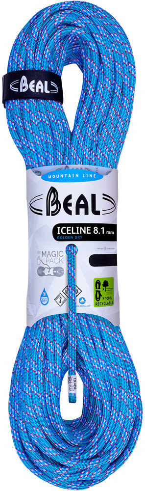 Beal ice line golden dry unicore 81mm 70m cuerda escalada Verde (UNICA)