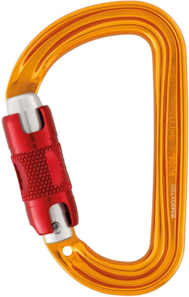 Petzl mosqueton smd rl amarillo mosquetón seguridad Amarillo (UNICA)