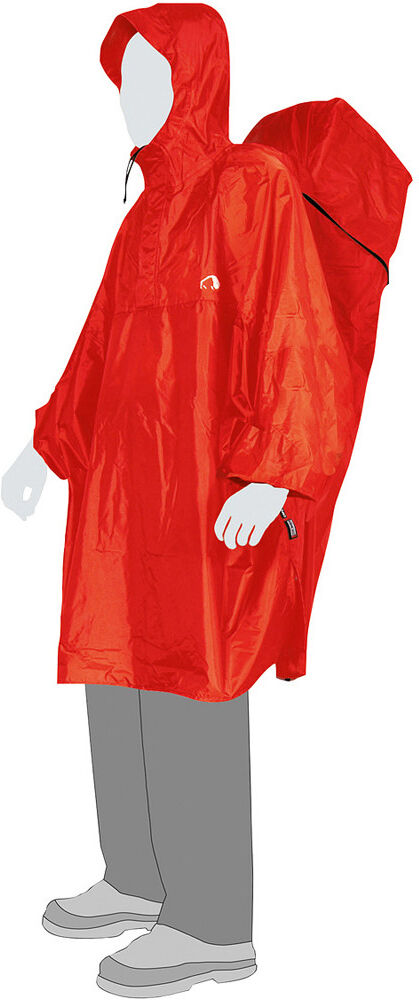 Tatonka cape l poncho montaña Rojo (UNICA)