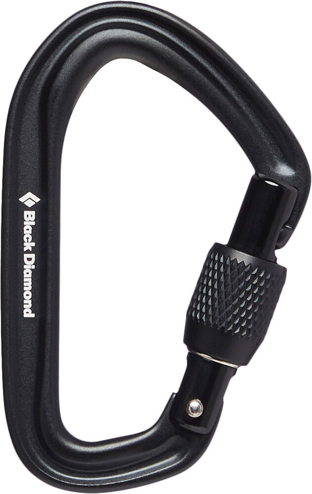 Black Diamond hotforge screwgate carabiner mosquetón seguridad Negro (UNICA)