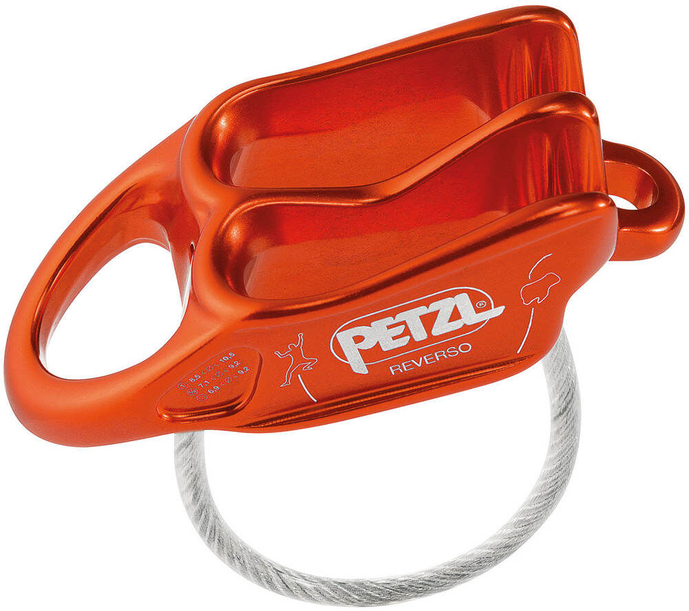 Petzl reverso bloqueador seguridad Rojo (UNICA)