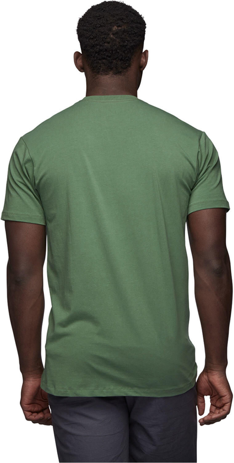 Black Diamond chalked up verde camiseta montaña manga corta hombre Verde (XL)