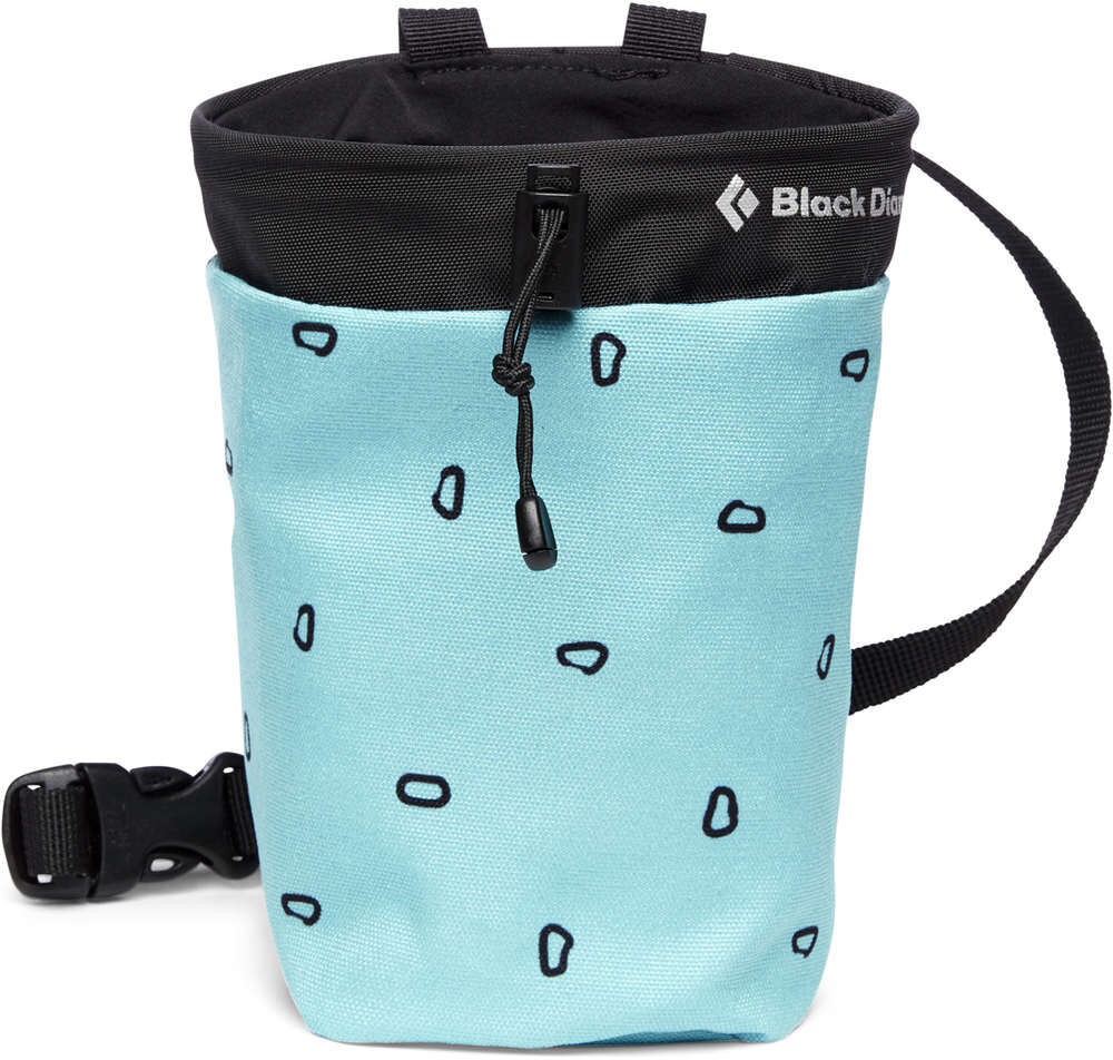 Black Diamond gym chalk bag saco magnesio Verde (S-M)