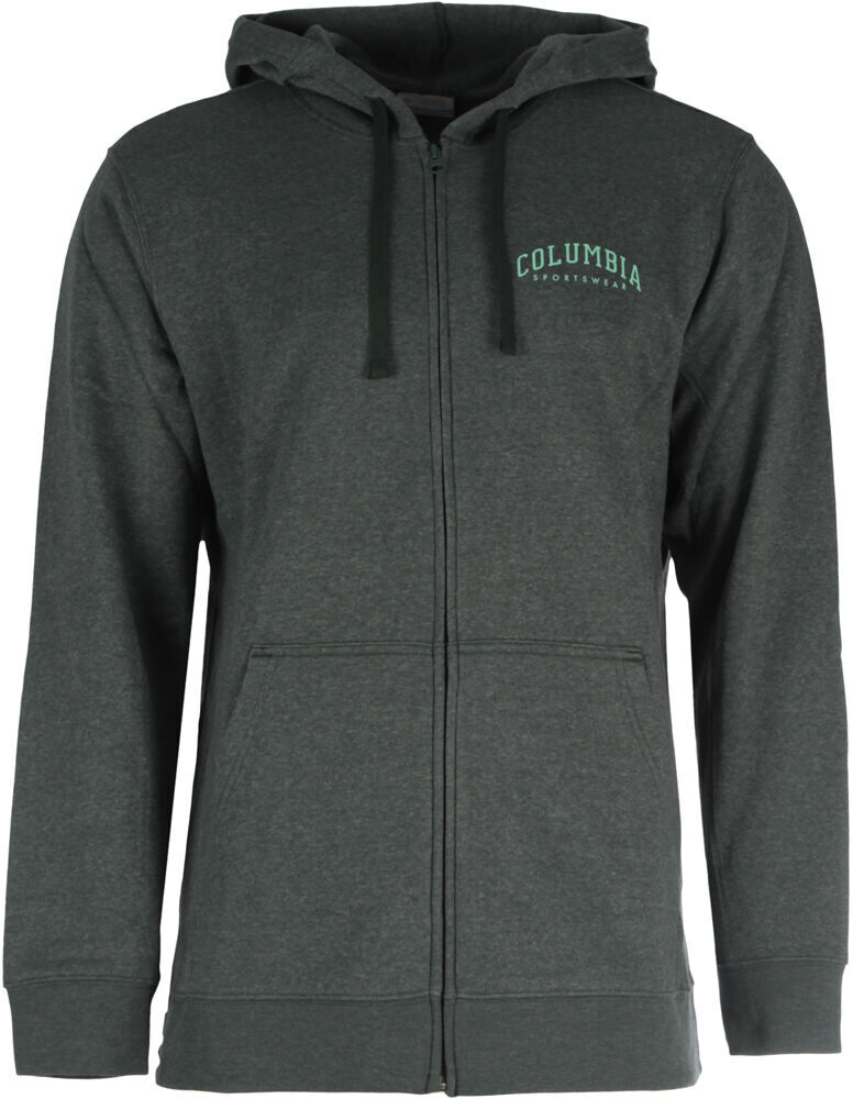 Columbia trek full zip hoodie Sudaderas Montaña Hombre Verde (L)