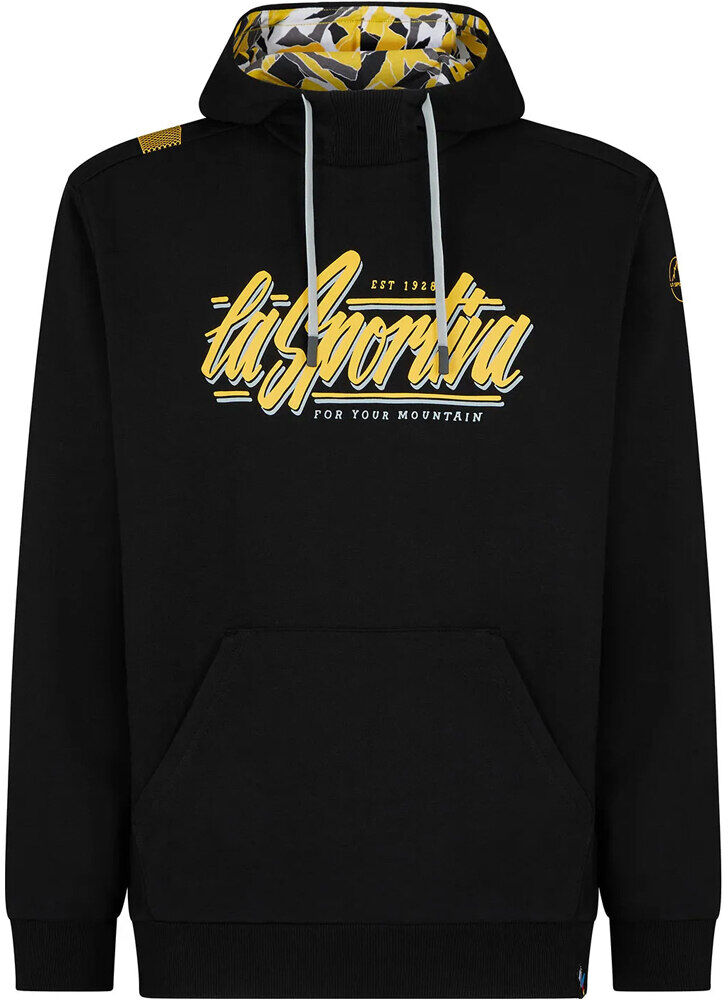 La Sportiva retro hoody Sudaderas Montaña Hombre Negro