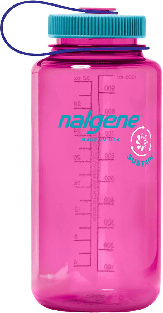 Nalgene bidn boca ancha sustain 1l cantimplora Rosa (UNICA)