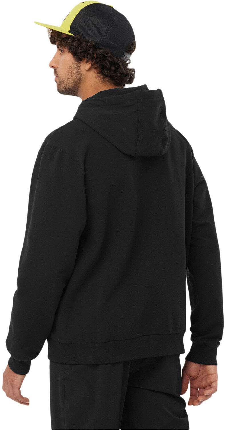 Salomon graphic pull over Sudaderas Montaña Hombre Negro (XL)