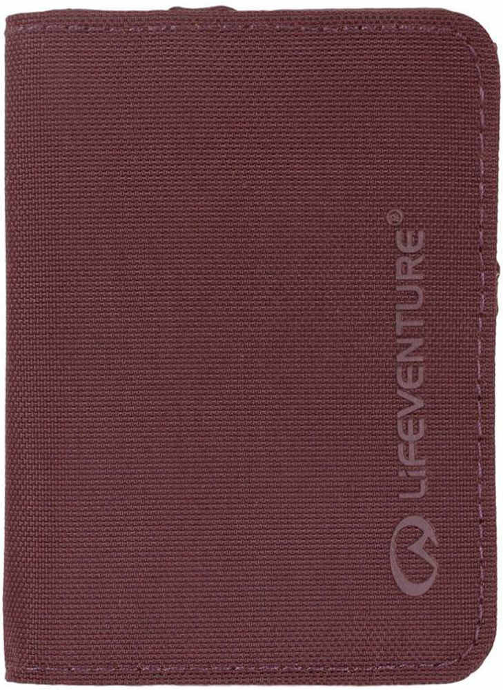 Lifeventure rfid card wallet recycled varios montaña Morado (UNICA)