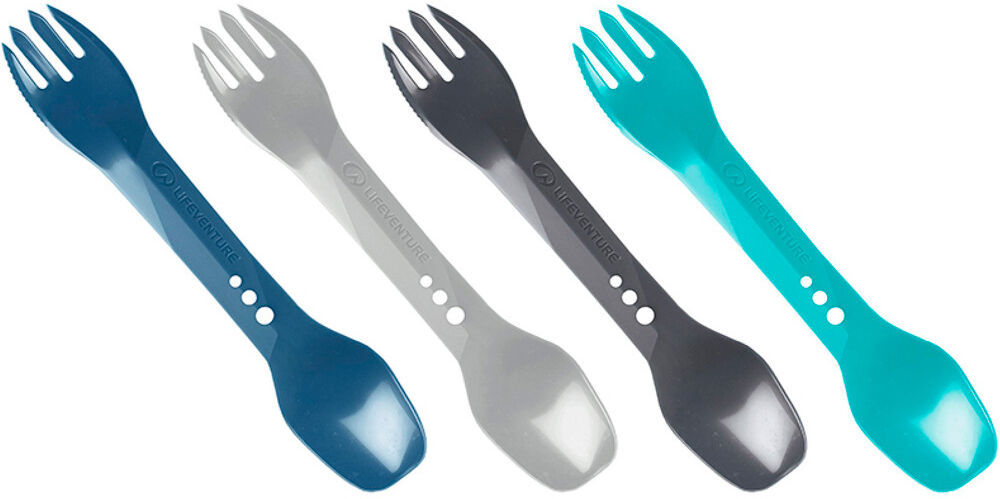 Lifeventure ellipse spork  4 pack varios menaje Multicolor (UNICA)