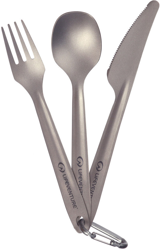 Lifeventure superlight titanium cutlery set varios menaje  (UNICA)