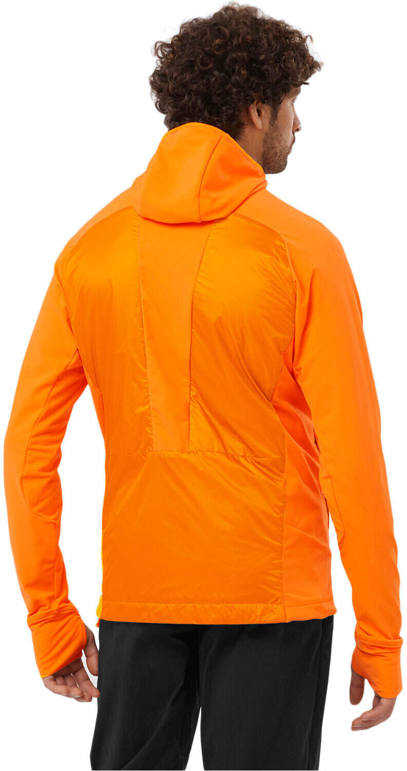 Salomon elixir hybrid hd insulated chaqueta outdoor hombre Naranja