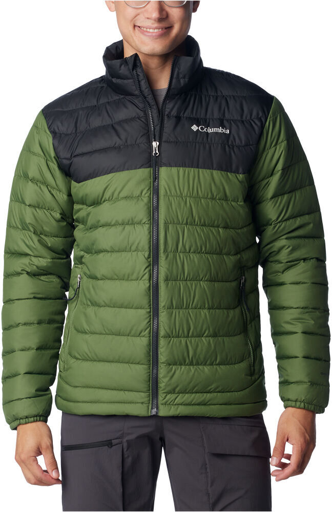 Columbia powder lite chaqueta outdoor hombre Verde (XL)