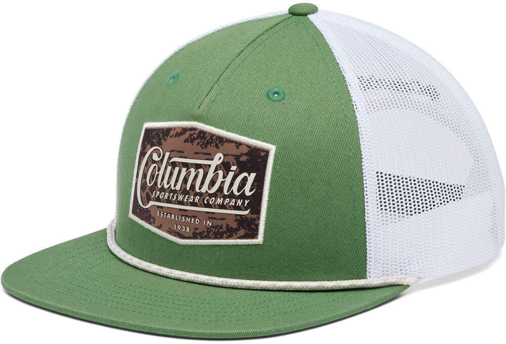 Columbia flat brim snap back gorros montaña Verde (UNICA)