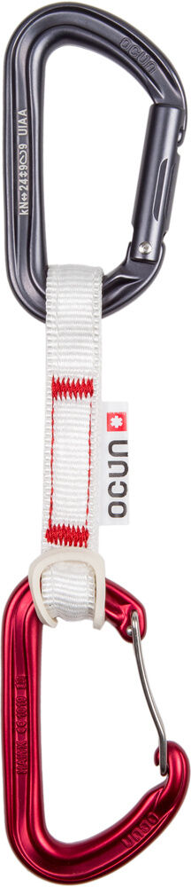 Ocun hawk qd combi bio-dyn-ring 15 mm 10 cm 6 pack express escalada Rojo (UNICA)