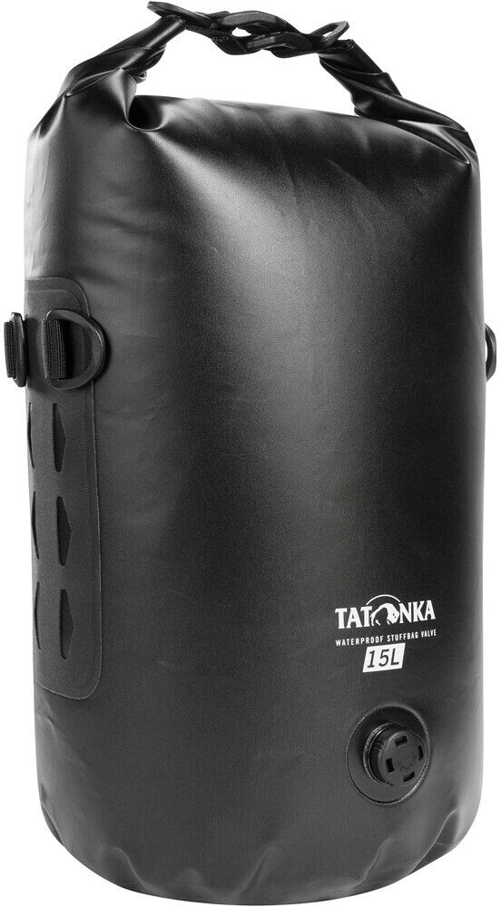 Tatonka wp stuffbag valve 15 l saco cierre enrrollable bolsa estanca Negro (UNICA)