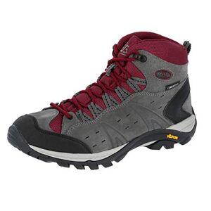 Brütting Mount Bona High Trekking and Hiking Boots, Unisex, Grey Bordeaux