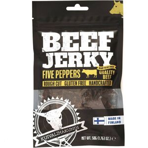 Kuivalihakundi Beef Jerky Five Peppers, 50g - NONE