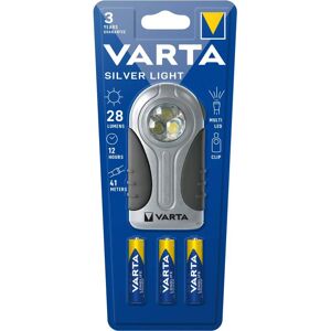 Varta Torche Varta Silver Light avec 3 piles AAA