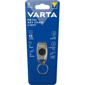 Varta Torche Varta Metal Key Chain Light avec 2 piles CR2016