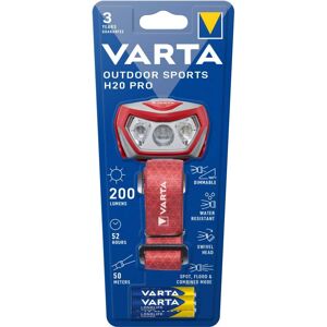 Varta Frontale Varta Outdoor Sports H20 Pro avec 3 piles AAA