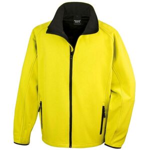 Veste Softshell Homme Result Core Printable Jaune L