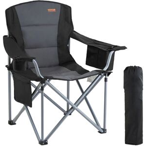 Chaise de Camping Pliante en Plein Air 98x63x99 cm Chaise de Peche Exterieur en Inox Charge 158 kg Siege Pliant Portable Leger avec Porte-Gobelet 3 Sacs de Rangement pour Pique-Nique Randonnee - Vevor - Publicité