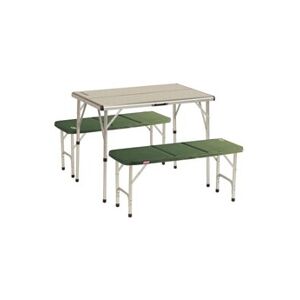 Coleman table pliante pack away - 4 places - vert et gris - Publicité