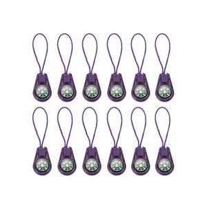 Uxcell Survie Boussole 50 Paquet Poche Camping avec Ficelle pour Randonnée Voyage Violet - Publicité