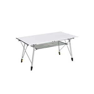 Outsunny Table pliante en aluminium table de camping table de jardin 6 personnes hauteur réglable + sac de transport - Publicité