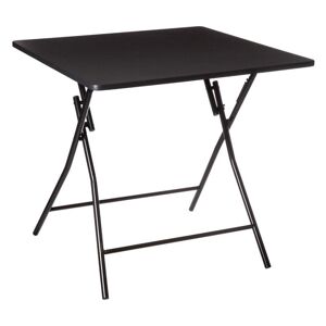 Table Pliante Design "Bivouac" 80x80cm Noir - Publicité