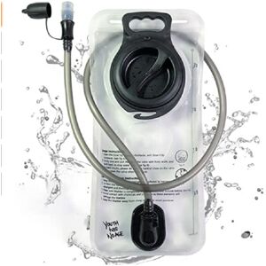 2pcs vessie d'hydratation réservoir d'eau étanche de 2 litres, large ouverture, vessie d'eau militaire combinée avec des sacs à dos d'hydratation pour le vélo, la randonnée, la course, le camping, l'escalade. Publicité