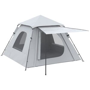 Outsunny Tente de camping tente pop up porche légère 2-3 pers. étanche légère ventilée crochet de suspension sac de transport   Aosom France