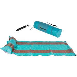 Outsunny Matelas de camping 2 personnes autogonflant avec oreiller et sac de transport - Ultra léger pour Camping, Randonnée