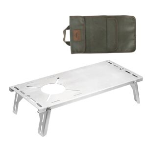 TOMTOP Table de cuisinière pliante Portable Camping réchaud Support de support pour pêche randonnée pique-nique - Publicité