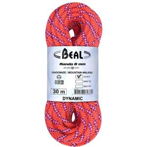 - Rando 8 mm - Corde jumelée taille 30 m, multicolore