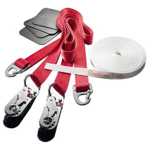 - Clip'n Slack Set 15 m - Slackline taille 15 m, rouge/blanc