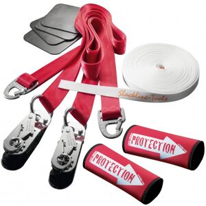 - Clip'n Slack Set 15 m - Slackline taille 15 m, rouge/blanc