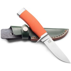 - Finnskogen - Couteau taille Klinge: 10,5 cm, vert/orange