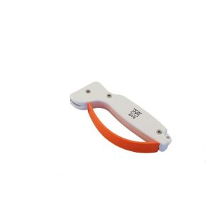 - Aiguiseur de couteaux taille One Size, blanc/orange